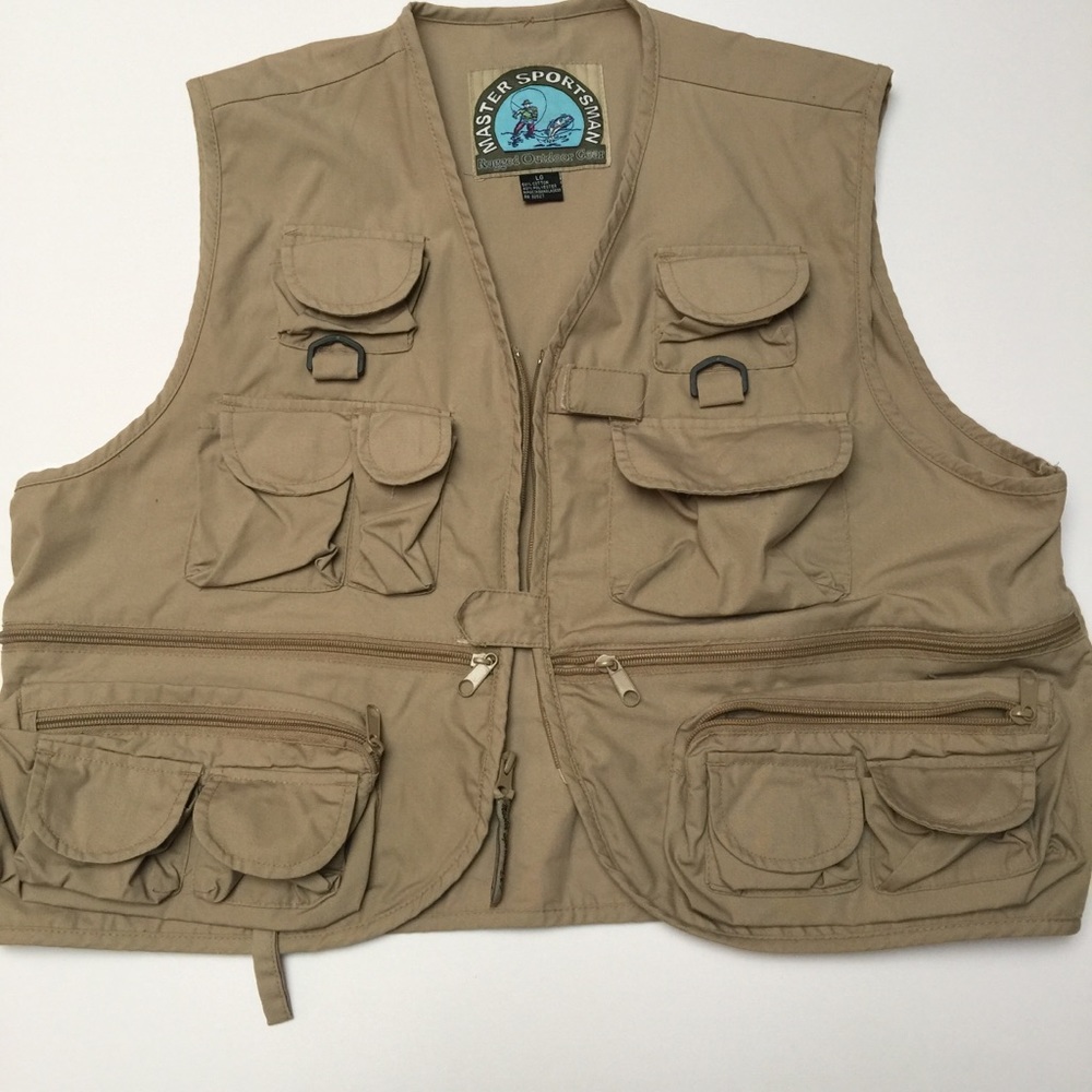 Master Sportsman Adult Rugged Outdoor Vest Large
